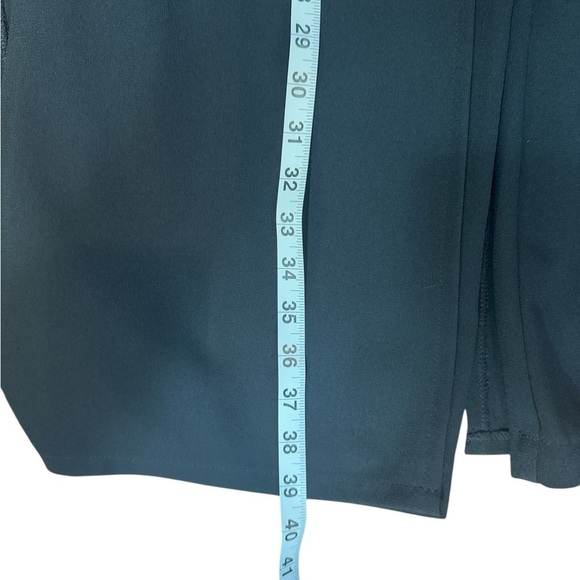 Joseph Ribkoff Black Wide-Leg Overlay Pants Size 4 | Slit Drape Palazzo - Picture 6 of 12